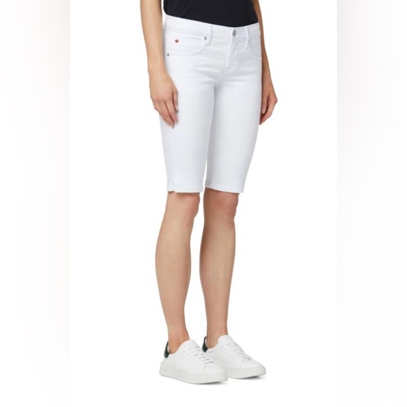 HUDSON Viceroy Knee Denim White Shorts size 28 - Picture 3 of 9